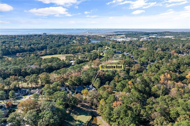 192 Bay View Dr, Daphne, AL 36526 - aerial overview of property's location with a heavily wooded area