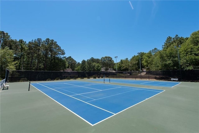 192 Bay View Dr, Daphne, AL 36526 - view of tennis court with community basketball court