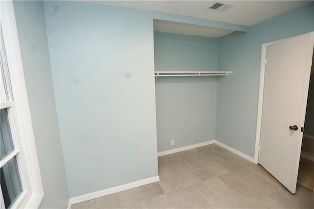 interior space featuring visible vents