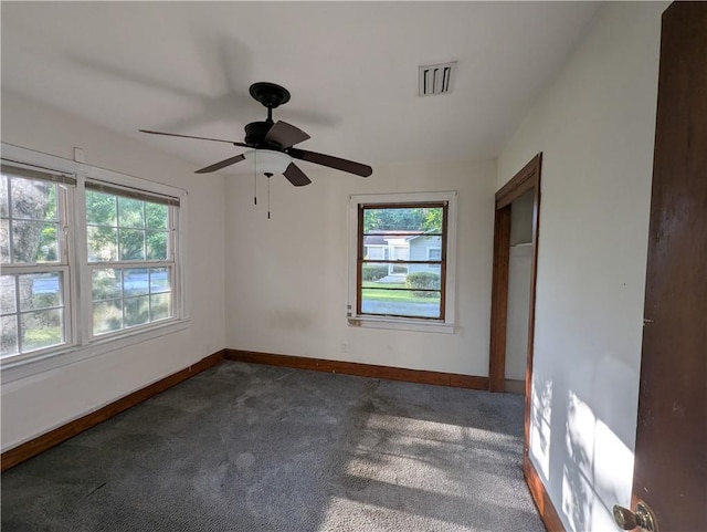1151 Navco Rd, Mobile, AL 36605 - carpeted spare room featuring baseboards and a ceiling fan