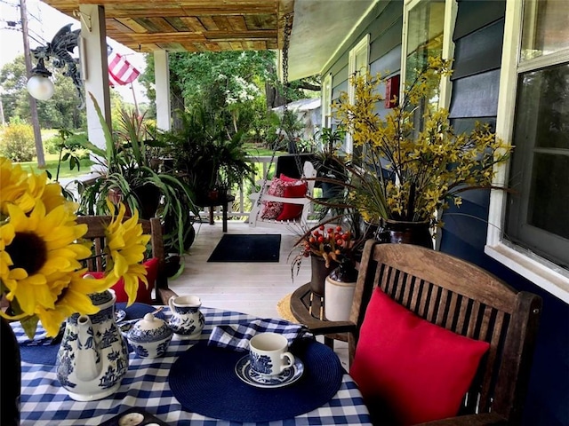 view of patio / terrace featuring a porch
