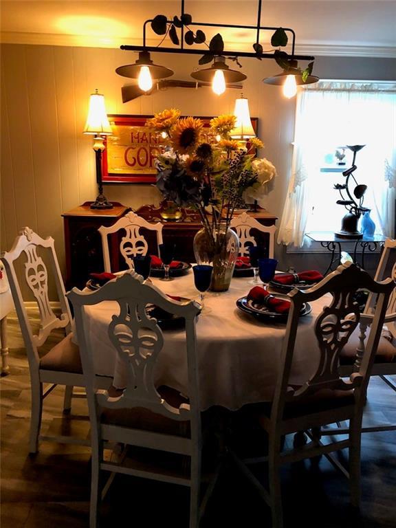 view of dining space