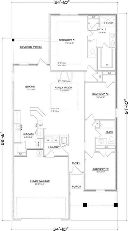 1249 Legacy Rd, Mobile, AL 36608 - room layout