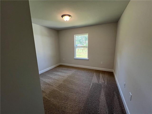 spare room featuring carpet floors