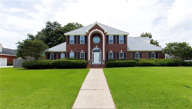 1140 Dominion Dr E, Mobile, AL 36695 - view of front of house with brick siding and a front yard