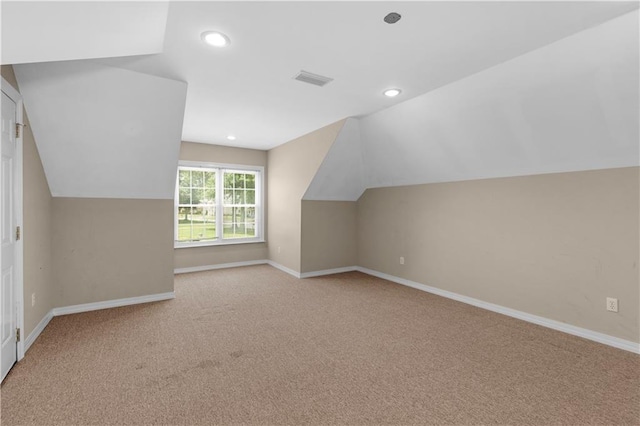 1140 Dominion Dr E, Mobile, AL 36695 - bonus room with lofted ceiling, carpet flooring, and recessed lighting