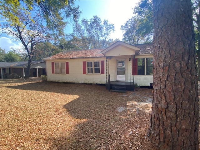 view of ranch-style home