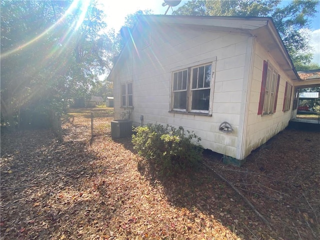 view of side of property