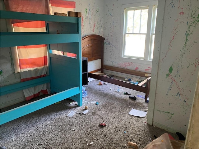 bedroom featuring carpet floors