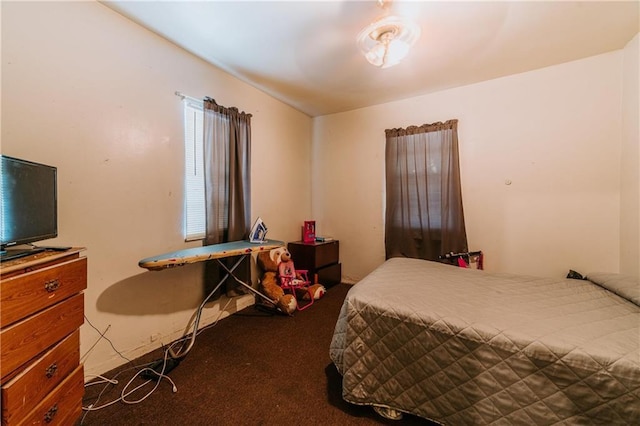 bedroom with carpet floors