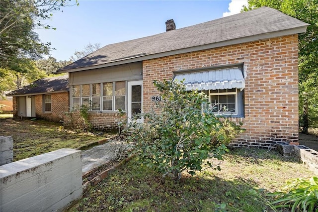 view of front of property