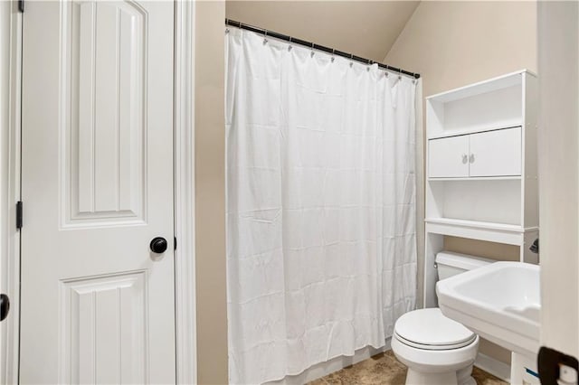 3245 Mcrae Dr, Mobile, AL 36695 - full bath with toilet and a shower with curtain