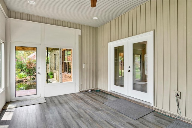 3245 Mcrae Dr, Mobile, AL 36695 - unfurnished sunroom featuring french doors
