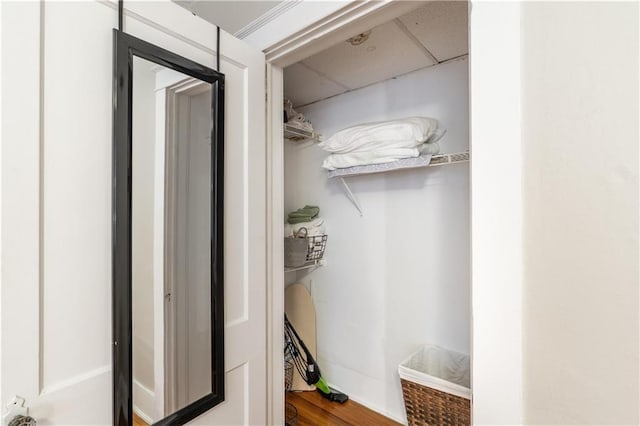 view of closet