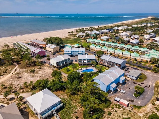 50 Forney Johnston Dr Unit 8B, Dauphin Island, AL 36528 - bird's eye view of waterfront with a beach