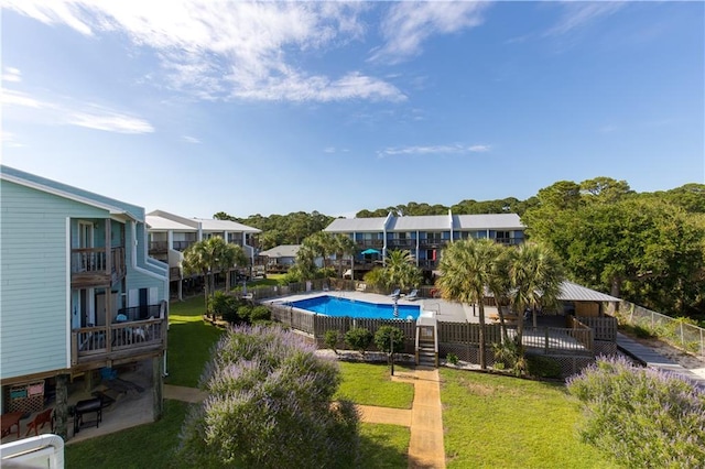 50 Forney Johnston Dr Unit 8B, Dauphin Island, AL 36528 - view of pool with a yard