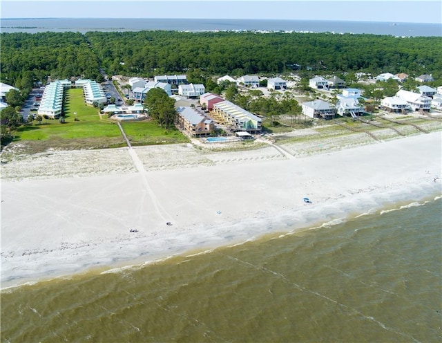 50 Forney Johnston Dr Unit 8B, Dauphin Island, AL 36528 - bird's eye view of waterfront with a beach