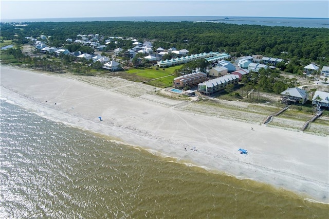 50 Forney Johnston Dr Unit 8B, Dauphin Island, AL 36528 - drone / aerial view of a nearby body of water and a heavily wooded area