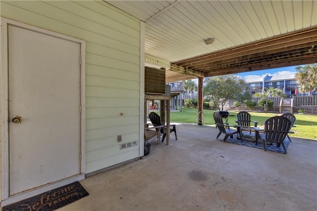 50 Forney Johnston Dr Unit 8B, Dauphin Island, AL 36528 - view of patio / terrace