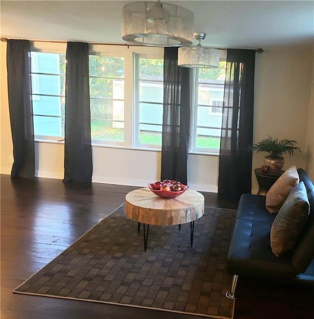 165 Stephens St, Mobile, AL 36606 - living area with baseboards and wood finished floors