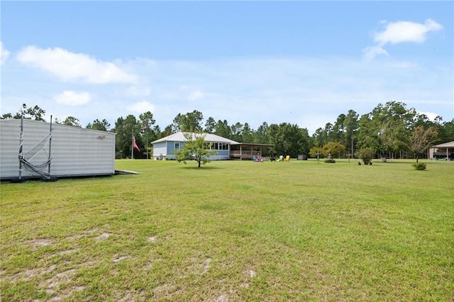 view of yard