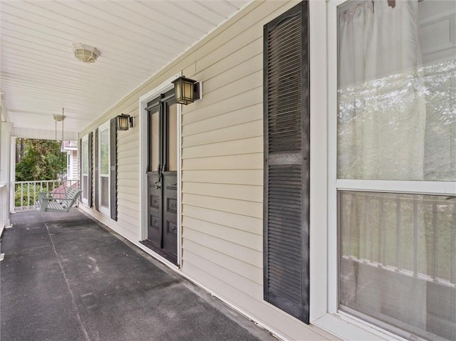 view of patio / terrace featuring a porch