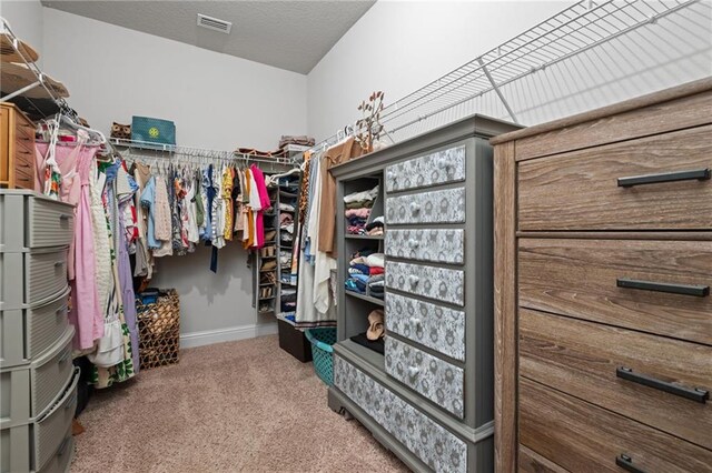 13077 Tara Point Dr, Mobile, AL 36695 - walk in closet featuring carpet floors