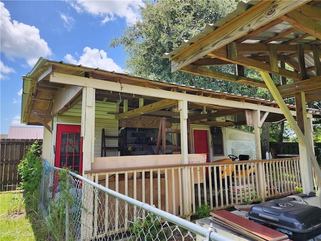 8560 Sadie Ct, Grand Bay, AL 36541 - exterior space featuring an outbuilding and an exterior structure