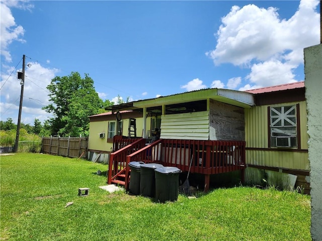 8560 Sadie Ct, Grand Bay, AL 36541 - back of house with a deck