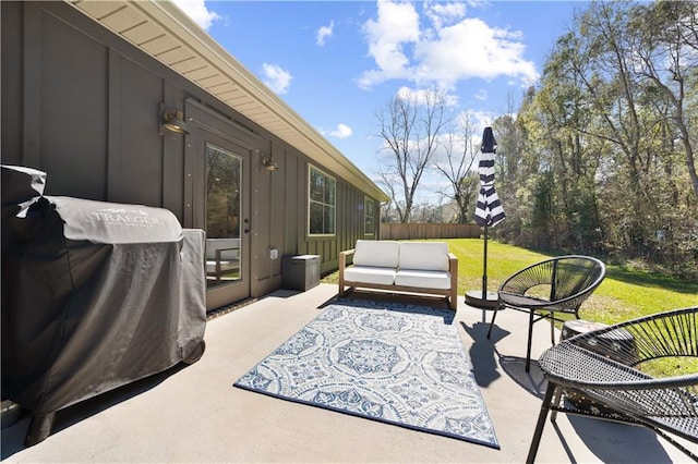 325 Pecan Ridge Blvd, Fairhope, AL 36532 - view of patio featuring an outdoor hangout area