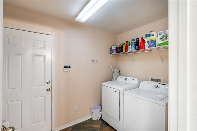 10164 Waterford Way, Mobile, AL 36695 - washroom with independent washer and dryer and baseboards