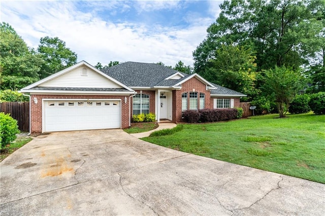 10164 Waterford Way, Mobile, AL 36695 - ranch-style house with brick siding, concrete driveway, and a garage