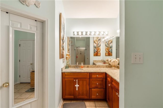 10164 Waterford Way, Mobile, AL 36695 - bathroom with tile patterned flooring and vanity