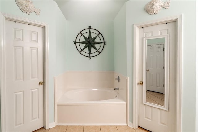 10164 Waterford Way, Mobile, AL 36695 - full bath with a garden tub and tile patterned floors