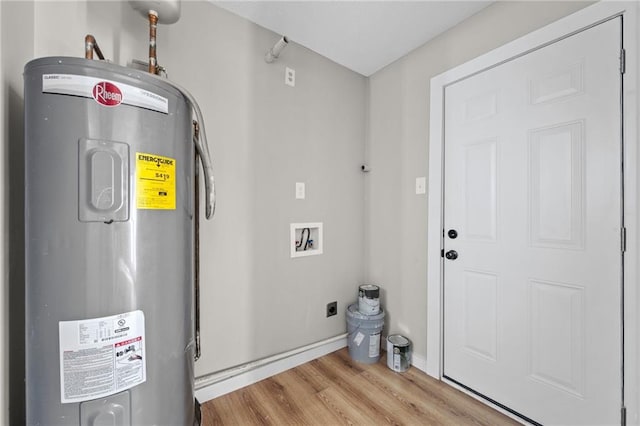 utilities featuring electric water heater