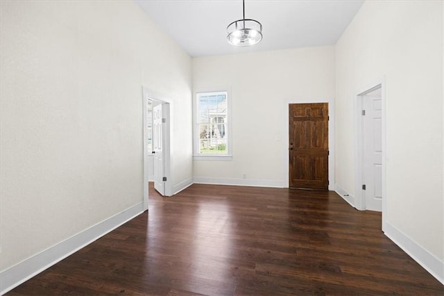 1012 Texas St, Mobile, AL 36604 - interior space with dark wood-type flooring and baseboards