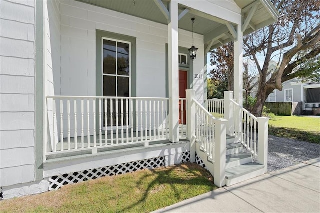 1012 Texas St, Mobile, AL 36604 - entrance to property with a porch