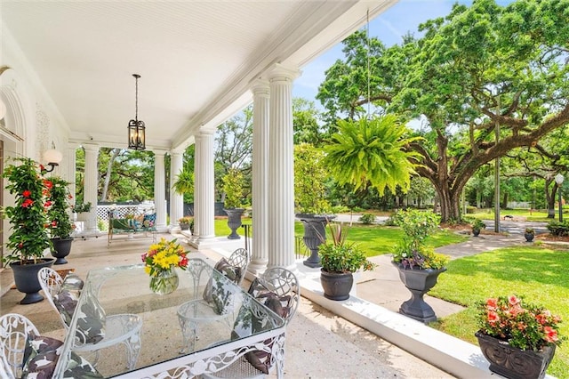 view of patio