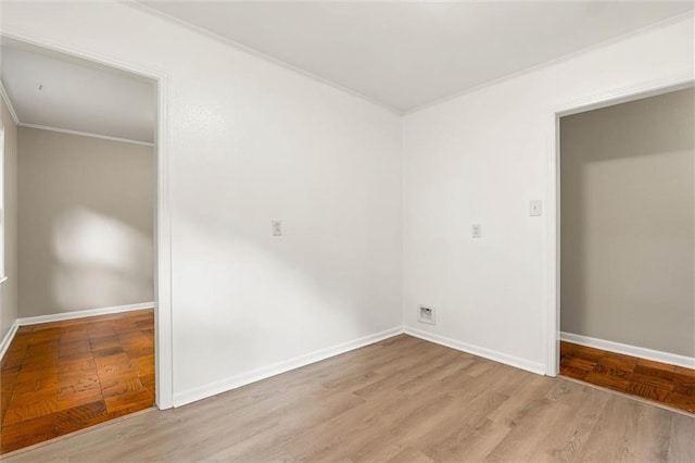 4061 Sallie Ct, Mobile, AL 36609 - unfurnished bedroom with crown molding and wood finished floors