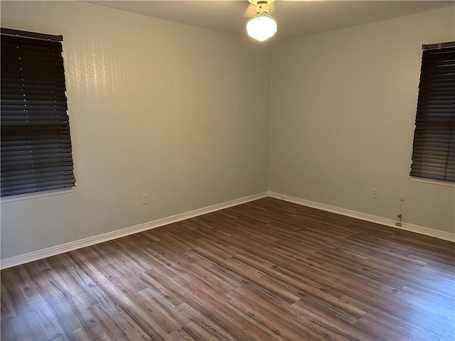 5859 Chalet Dr N, Mobile, AL 36608 - unfurnished room with dark wood-style flooring