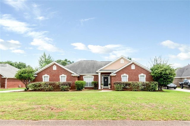 9633 White Castle Rd, Mobile, AL 36695 - view of front facade with a front lawn and brick siding