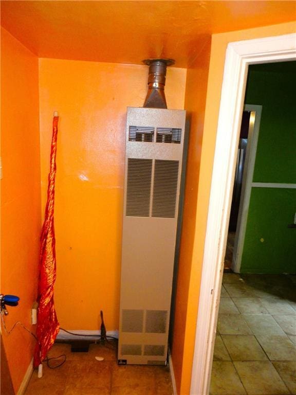 bathroom featuring tile patterned flooring