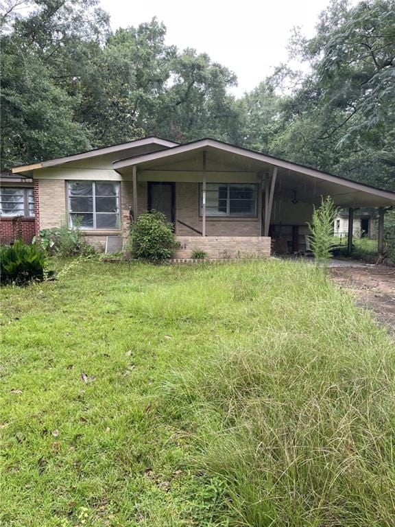 6644 Viking Way, Mobile, AL 36582 - view of front of home with a carport