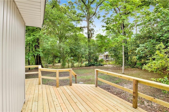 113 Hilltop Dr E, Mobile, AL 36608 - view of wooden deck