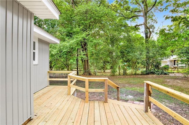 113 Hilltop Dr E, Mobile, AL 36608 - view of wooden terrace