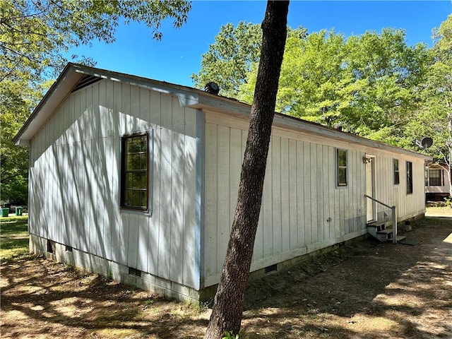 view of side of property