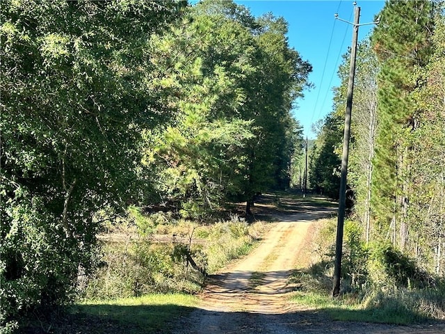 view of road