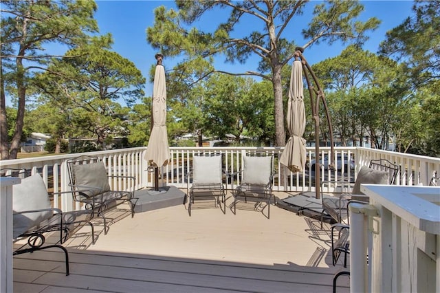 view of deck