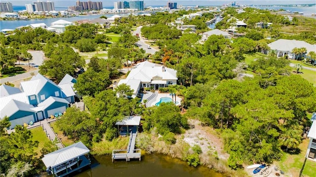 30077 River Rd, Orange Beach, AL 36561 - view of urban area featuring a nearby body of water and a tree filled landscape