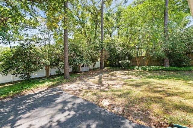 6417 Magnolia Place Ct S, Mobile, AL 36695 - view of yard with fence